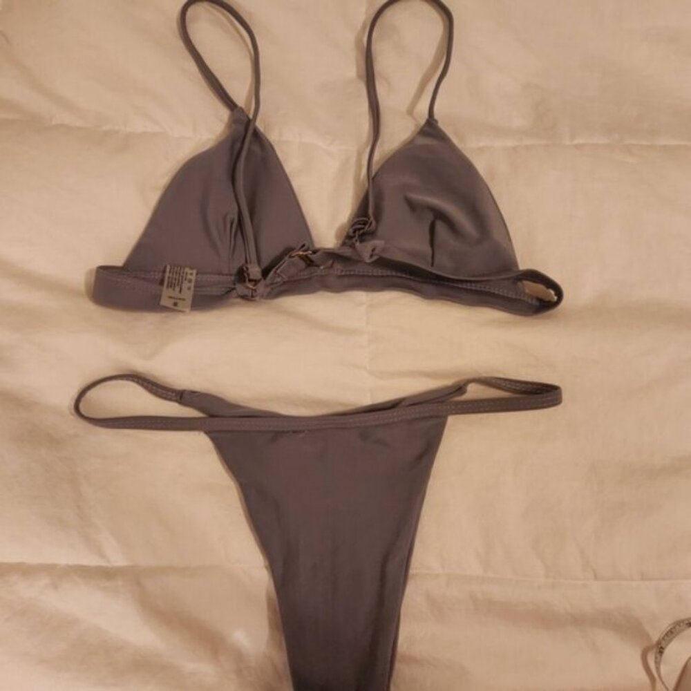 Gray Bikini Set - Picture 3 of 8